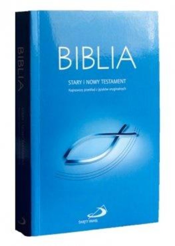 Biblia z rybką - niebieska