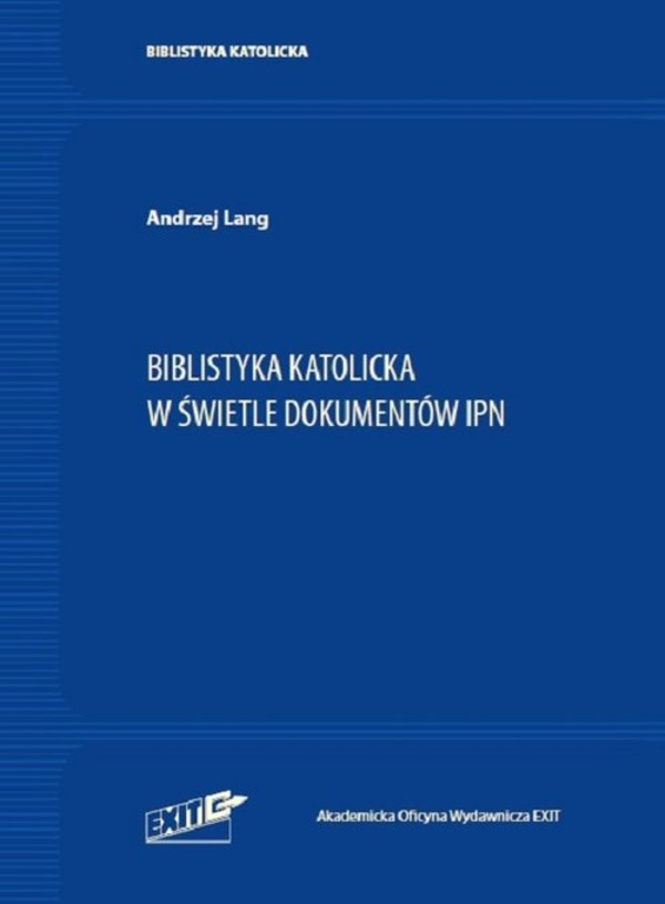 Biblistyka katolicka w archiwach