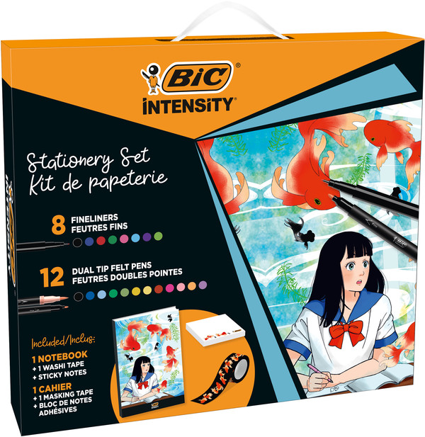 Bic intensity manga wfp+cfp dual mmm pudełko 8+12szt