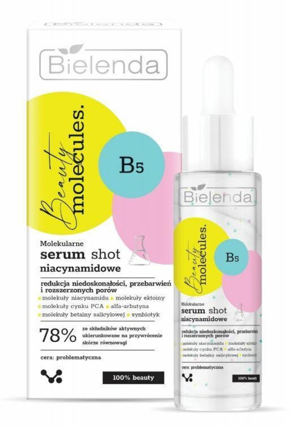 Beauty Molecules Molekularne serum Shot niacynamidowe do cery problematycznej