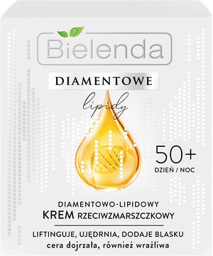 Diamentowe Lipidy 50+ Diamentowo-Lipidowy Krem przeciwzmarszczkowy na dzień i noc