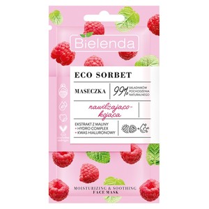 Eco Sorbet Malina Maseczka do twarzy nawilżająco-kojąca