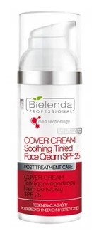 Professional Post Treatment Care - Cover Cream Tonująco-łagodzący krem do twarzy SPF25