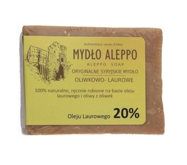 Mydło Aleppo oliwkowo-laurowe 20% olejku laurowego