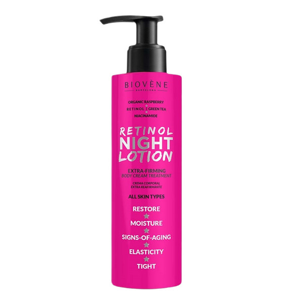 Raspberry Retinol Night Lotion Extra-Firming Krem do ciała