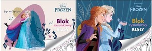 Blok rysunkowy A4/20K biały Frozen