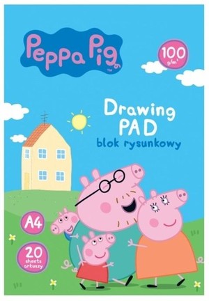 Blok rysunkowy A4/20K Peppa Pig (10szt) ASTRA