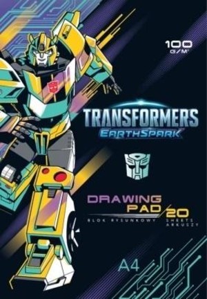 Blok rysunkowy A4/20K Transformers (10szt) ASTRA