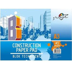 Blok techniczny A3/10K 160gsm S cool