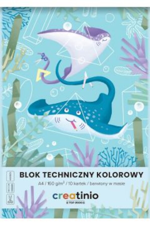 Blok techniczny Creatinio A4 kolorowy