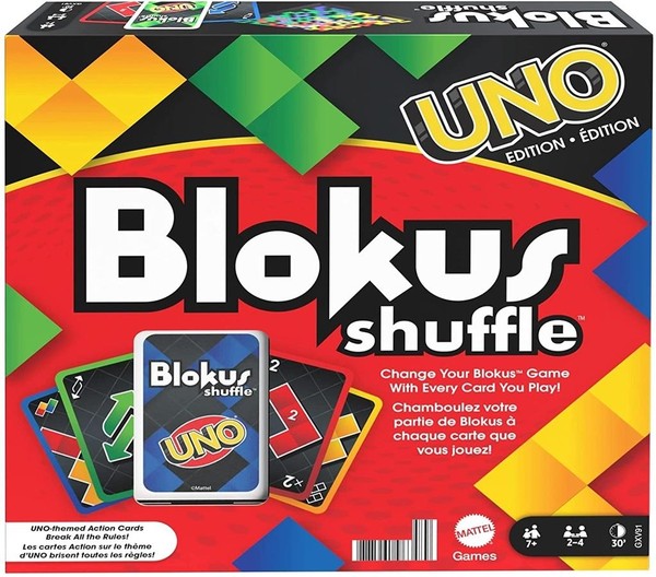 Gra Blokus shuffle edycja Uno