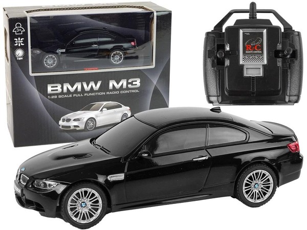 BMW M3 zdalnie sterowane plastikowe czarne