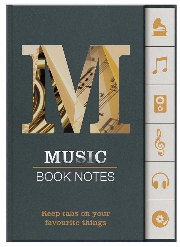 Samoprzylepne zakładki Book Notes - Music