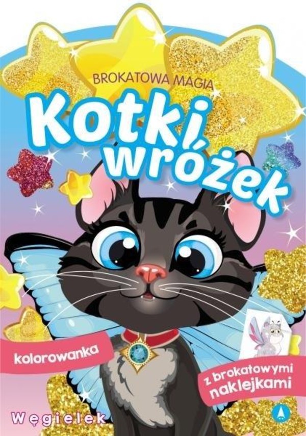 Brokatowa magia Kotki wróżek Węgielek