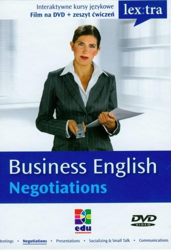 Business English Negotiations + DVD Interaktywne kursy językowe. Film na DVD + zeszyt ćwiczeń