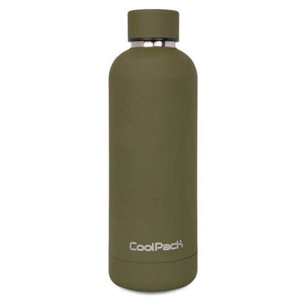 Butelka 500ml termiczna metalowa coolpack bonet olive green