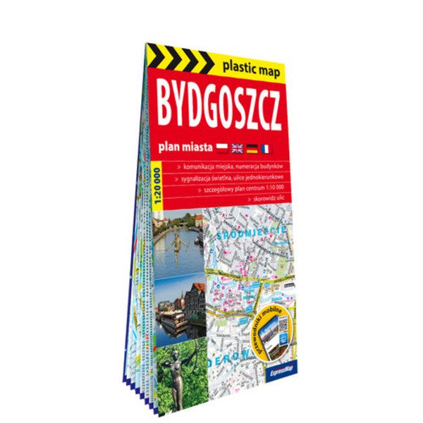 Bydgoszcz papierowy plan miasta 1:20 000