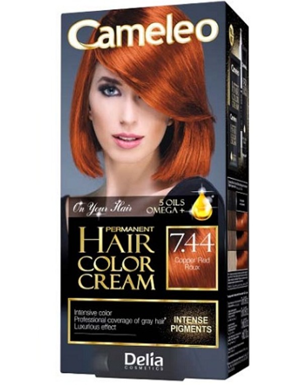 Cameleo Permanent Color Cream 7.44 Farba do włosów