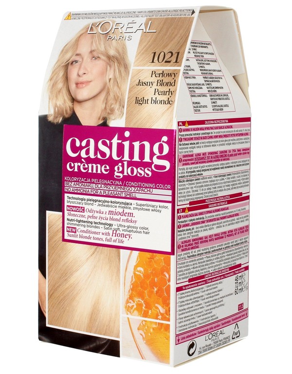 Casting Creme Gloss 1021 Perłowy Jasny Blond Krem koloryzujący