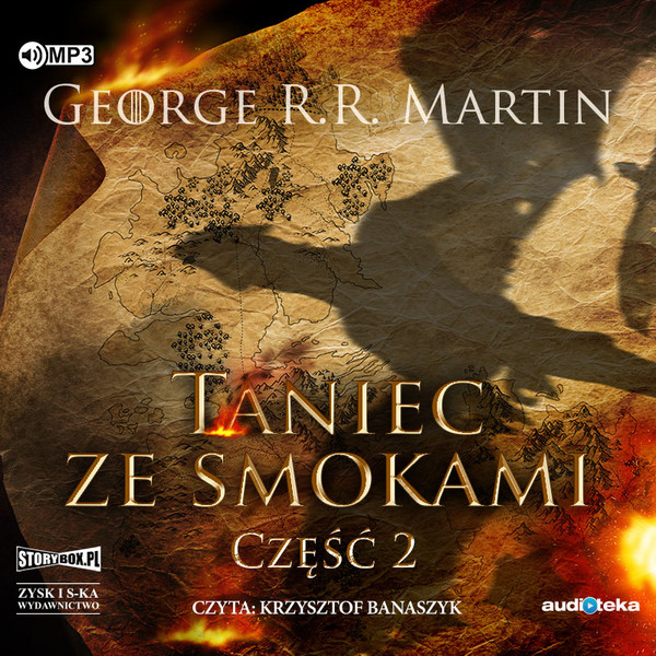 Taniec ze smokami. Część 2 Audiobook CD Audio Pieśń lodu i ognia. Tom V