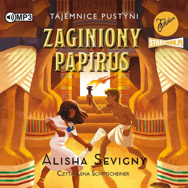 Zaginiony papirus Audiobook CD MP3 Tajemnice pustyni Tom 1