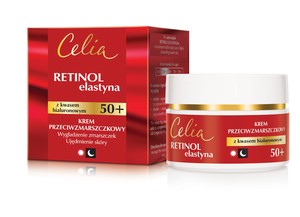 Retinol Elastyna Krem przeciwzmarszczkowy 50+ na dzień i na noc