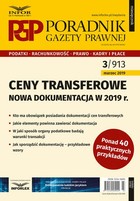 Ceny transferowe Nowa dokumentacja w 2019 r. - pdf Poradnik Gazety Prawnej 3/2019