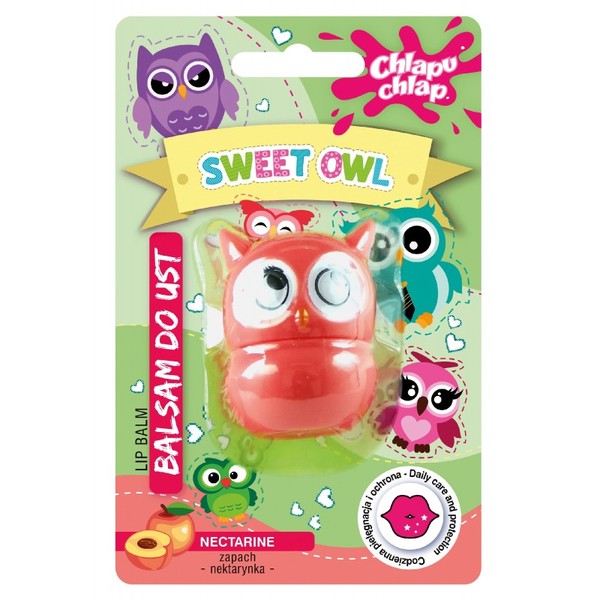 Sweet Owl Balsam do ust - nektarynka