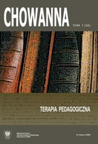 Chowanna 2009, R. 52 (65), T. 1 (32): Terapia pedagogiczna - pdf