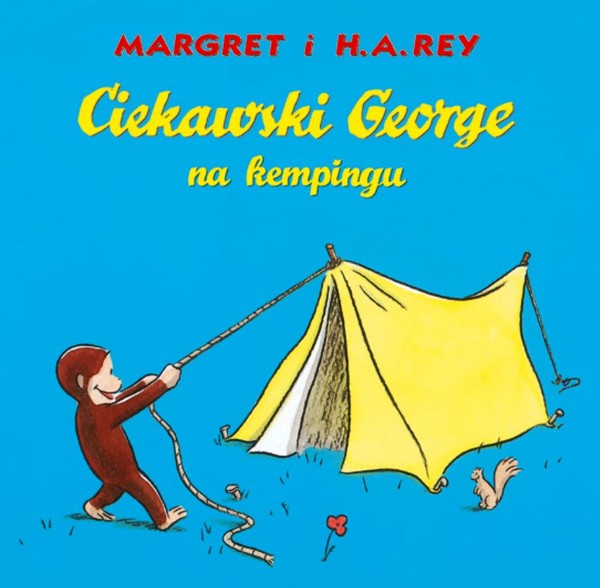 Ciekawski george na kempingu