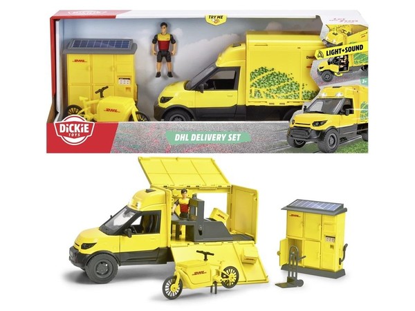 City Zestaw z pojazdem DHL 25 cm