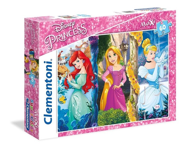 Puzzle MAXI Księżniczki Disney 60 elementów