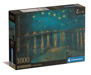 Puzzle Van Gogh Gwiaździsta noc nad Rodanem 1000 elementów