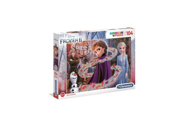 Puzzle z brokatem Frozen 2 - 104 elementy