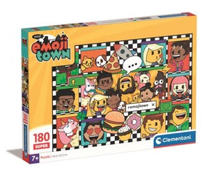 Puzzle Emoji Town 180 elementów
