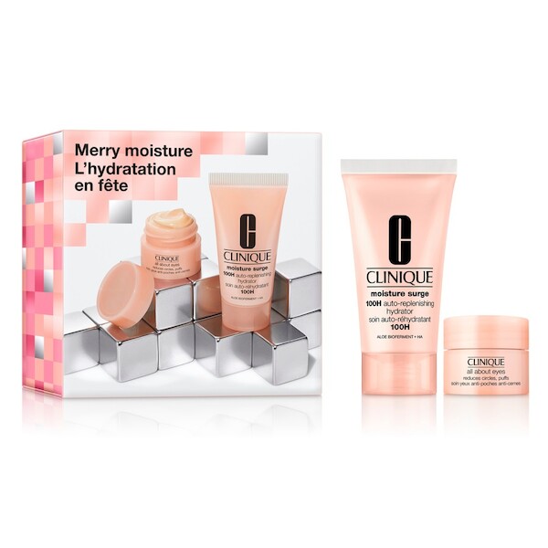 Merry Moisture 100H Auto-Replenishing Hydrator Żel-krem aktywujący naturalne nawilżenie skóry na 100 godzin + All EyAbout es Reduces Circles, Puffs Nawilżający krem pod oczy o żelowej formule