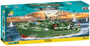 Historical Collection WWII Patrol Torpedo Boat PT-109 3726 klocków