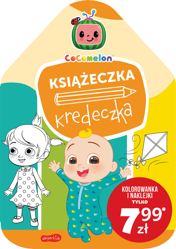 Cocomelon Książeczka kredeczka