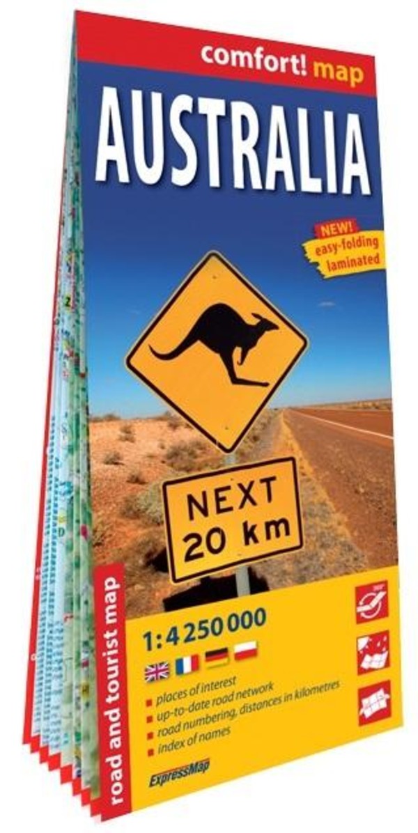 Comfort map Australia 1:4 250 000