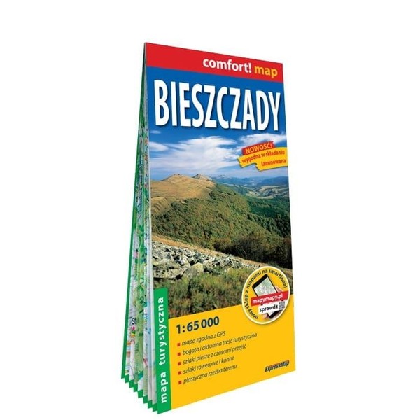 Comfort! map Bieszczady 1:65 000