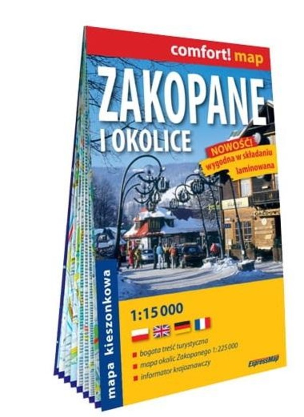 Comfort! map Zakopane i okolice 1:15 000