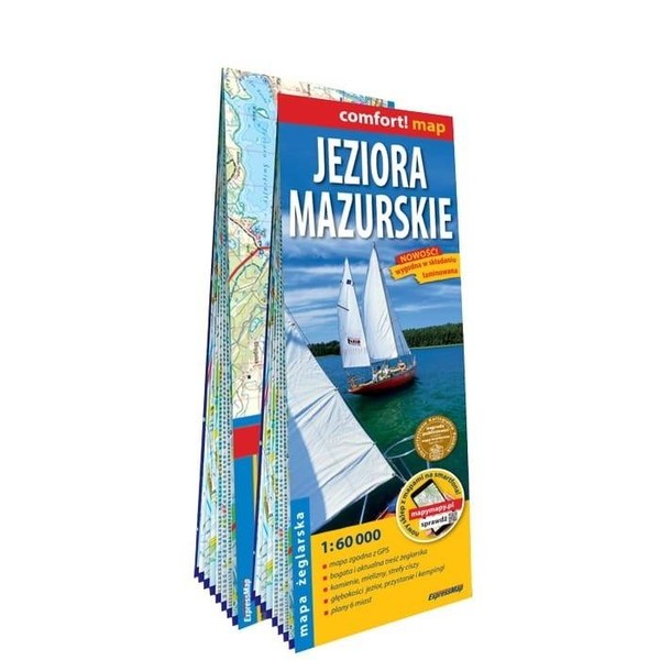 Comfort!map Jeziora Mazurskie 1: 60 000