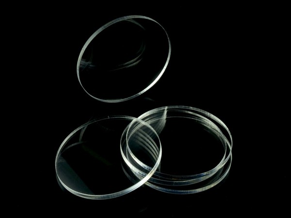 Crafters: Podstawki akrylowe - Transparentne - Okrągłe 60 mm (5)