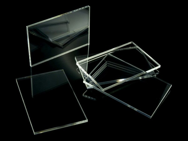 Podstawki akrylowe - Transparentne - Prostokątne 75x50 mm (5)