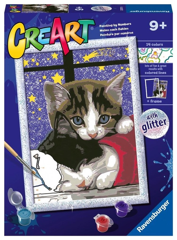 Malowanie po numerach CreArt dla dzieci Milutkie kotki