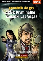 CSI: Kryminalne Zagadki Las Vegas poradnik do gry - epub, pdf