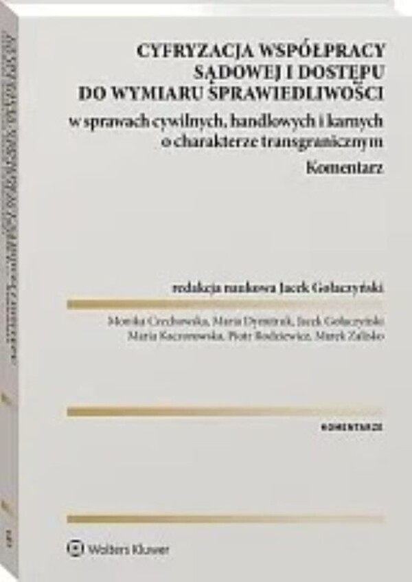 Cyfryzacja współpracy sądowej i dostępu do wymiaru sprawiedliwości w sprawach cywilnych, handlowych