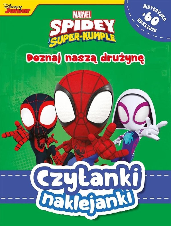 Poznaj naszą drużynę Marvel Spidey i Super-kumple Czytanki naklejanki