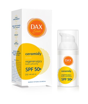 Sun SPF 50+ Regenerujący krem ochronny z ceramidami