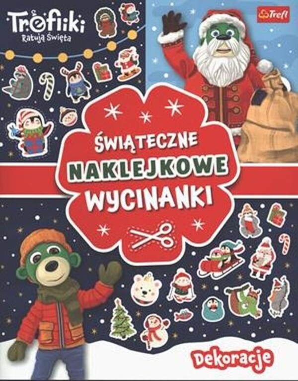 Trefiliki Ratują Święta Dekoracje Świąteczne Świąteczne naklejkowe wycinanki